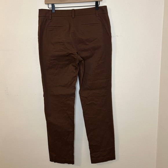 Talbots The Perfect Chino Women's Brown Straight Leg Pants Size 8 - Picture 7 of 7